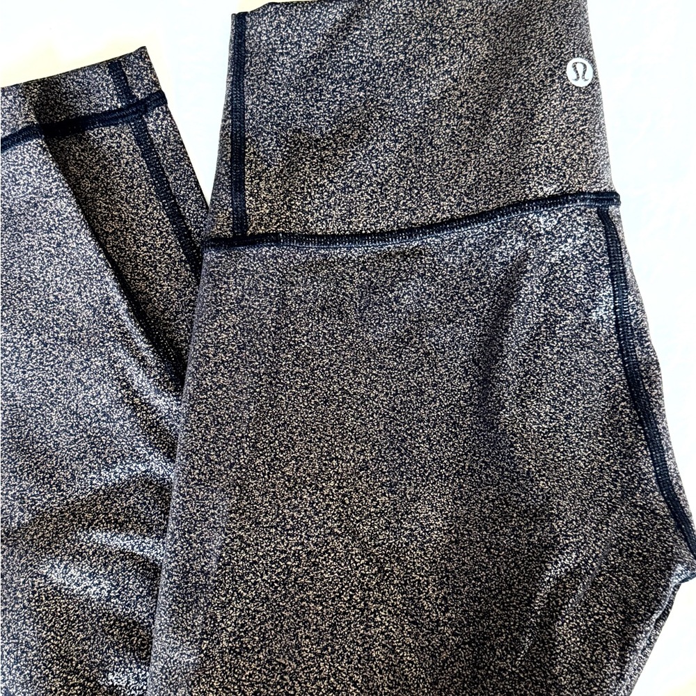Lululemon Black and White Patterned Leggings